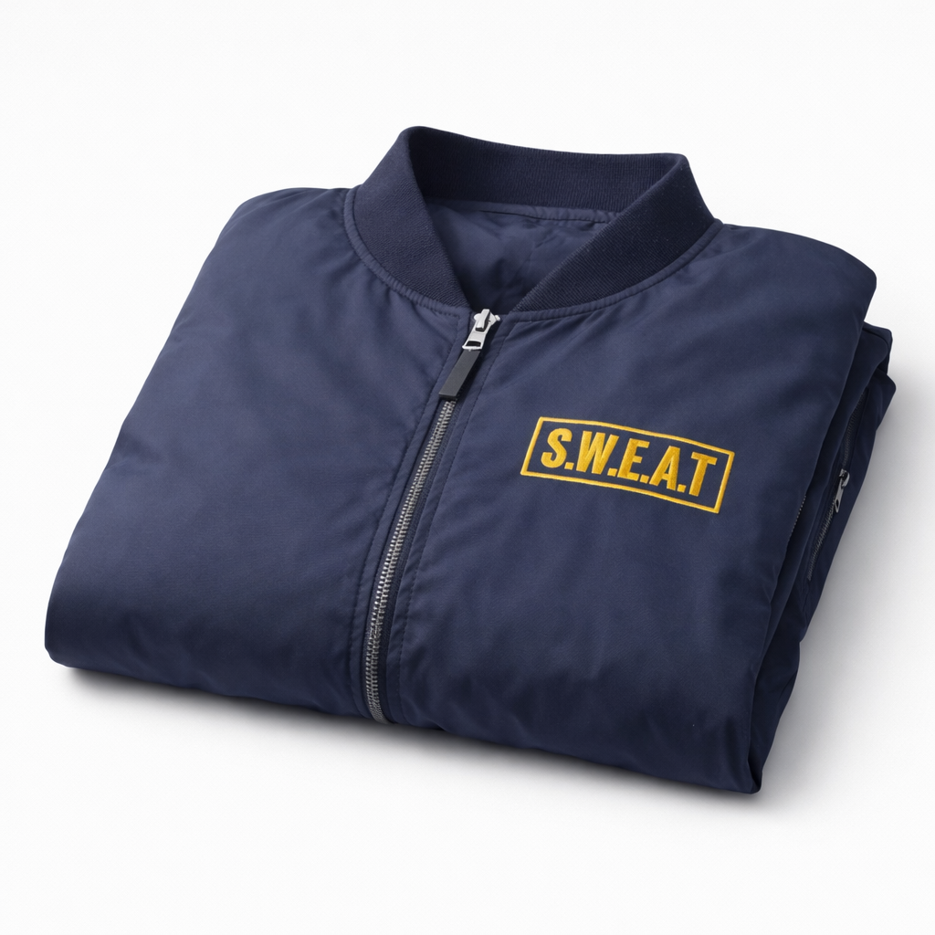 SWEAT Embroidered Bomber Jacket